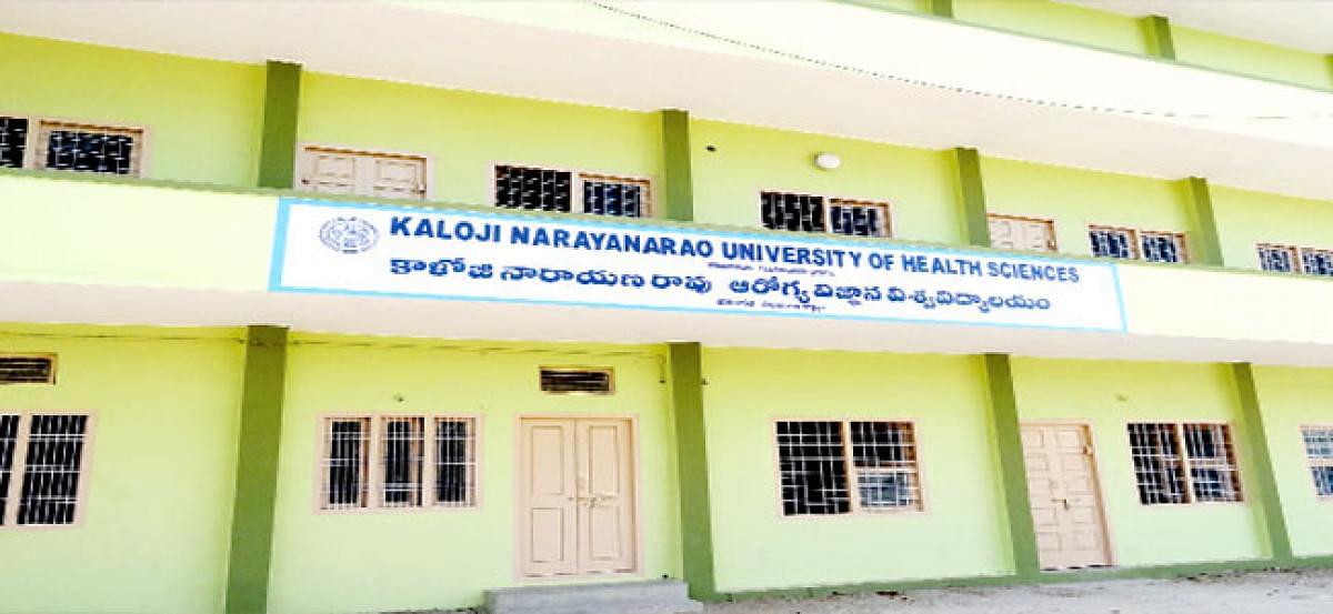 Kaloji Narayana Rao University Of Health Sciences, Warangal : Admission ...