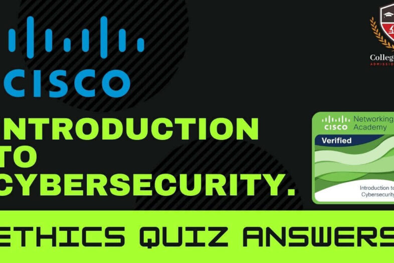 Cisco Introduction to Cyber Security Ethics Quiz Answers Thumbnail