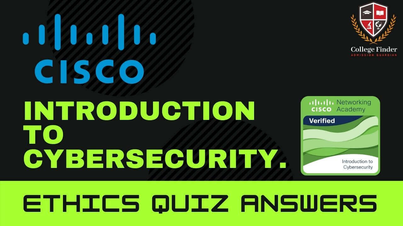 Cisco Introduction to Cyber Security Ethics Quiz Answers Thumbnail