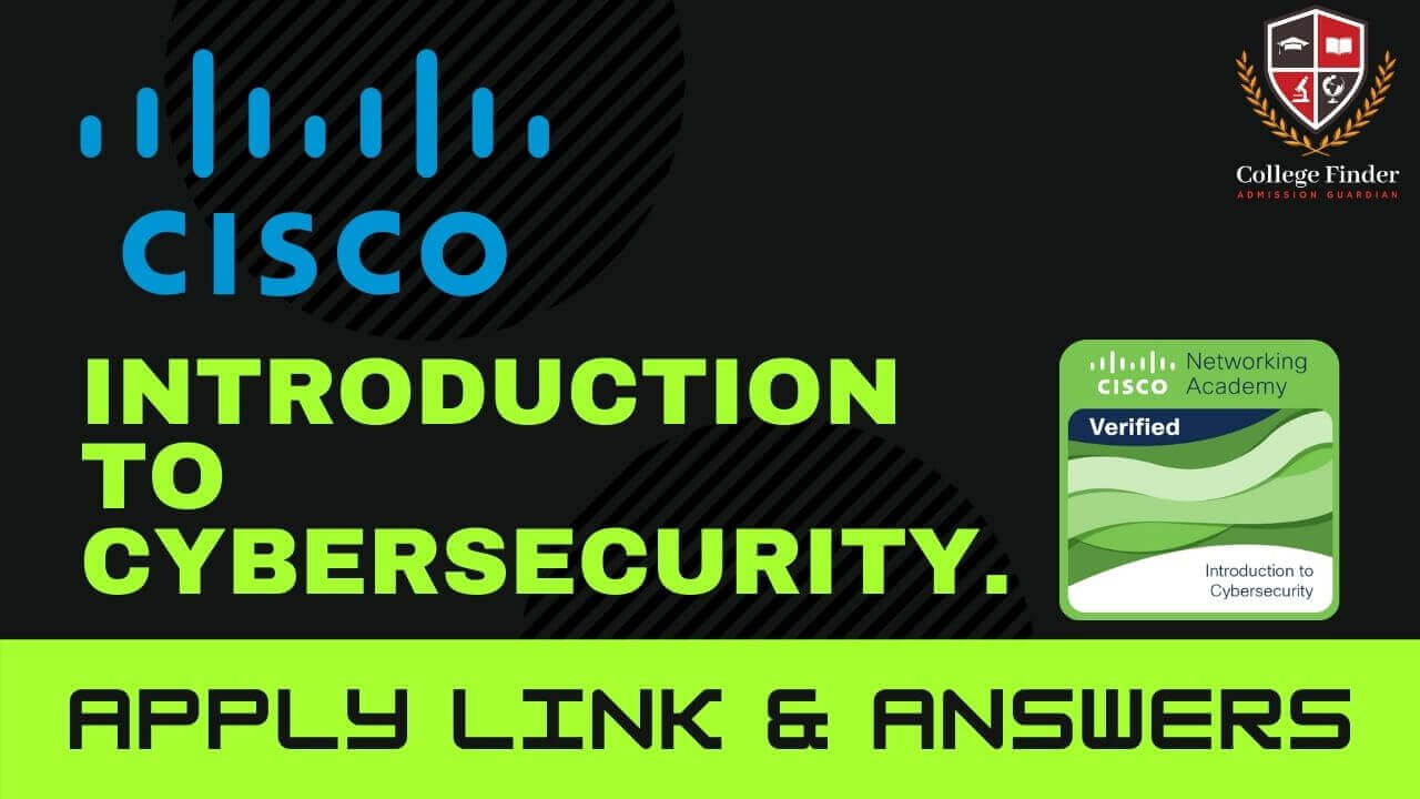 Cisco Introduction to Cyber Security apply and Answers Thumbnail
