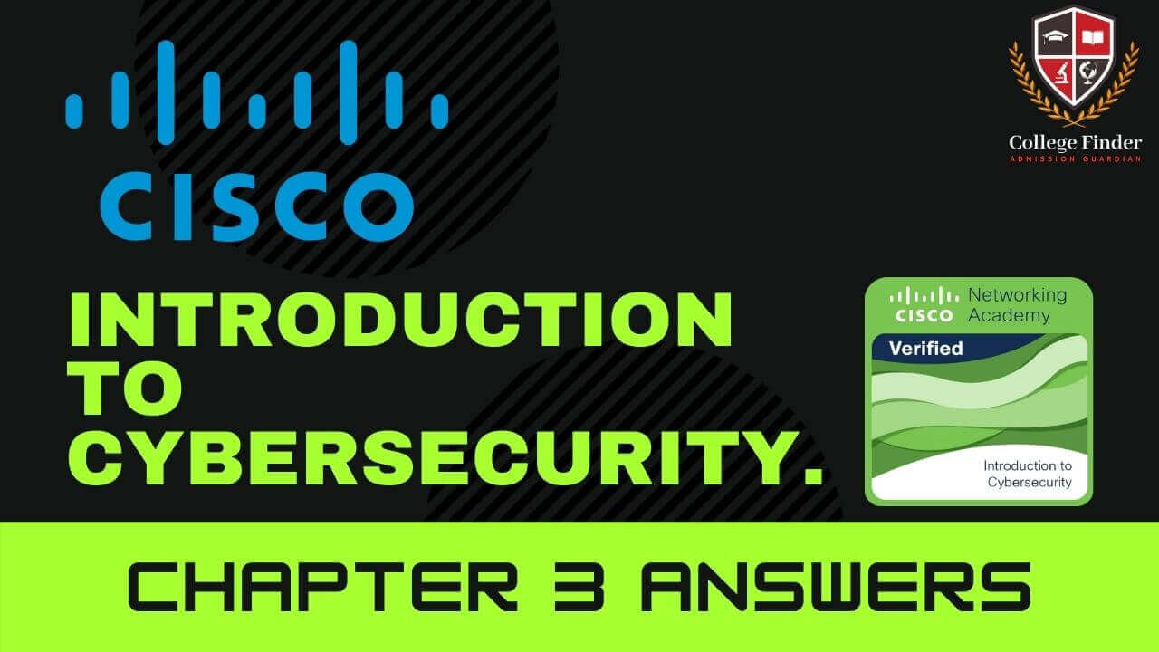 Cisco Introduction to Cyber Security Chapter 3 Answers Thumbnail