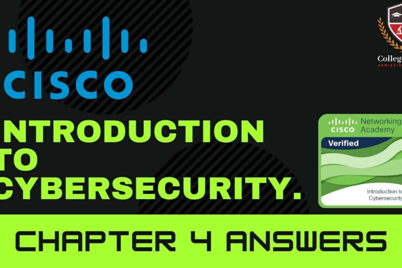 Cisco Introduction to Cyber Security Chapter 4 Answers Thumbnail